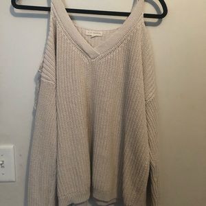Off the shoulder sweater